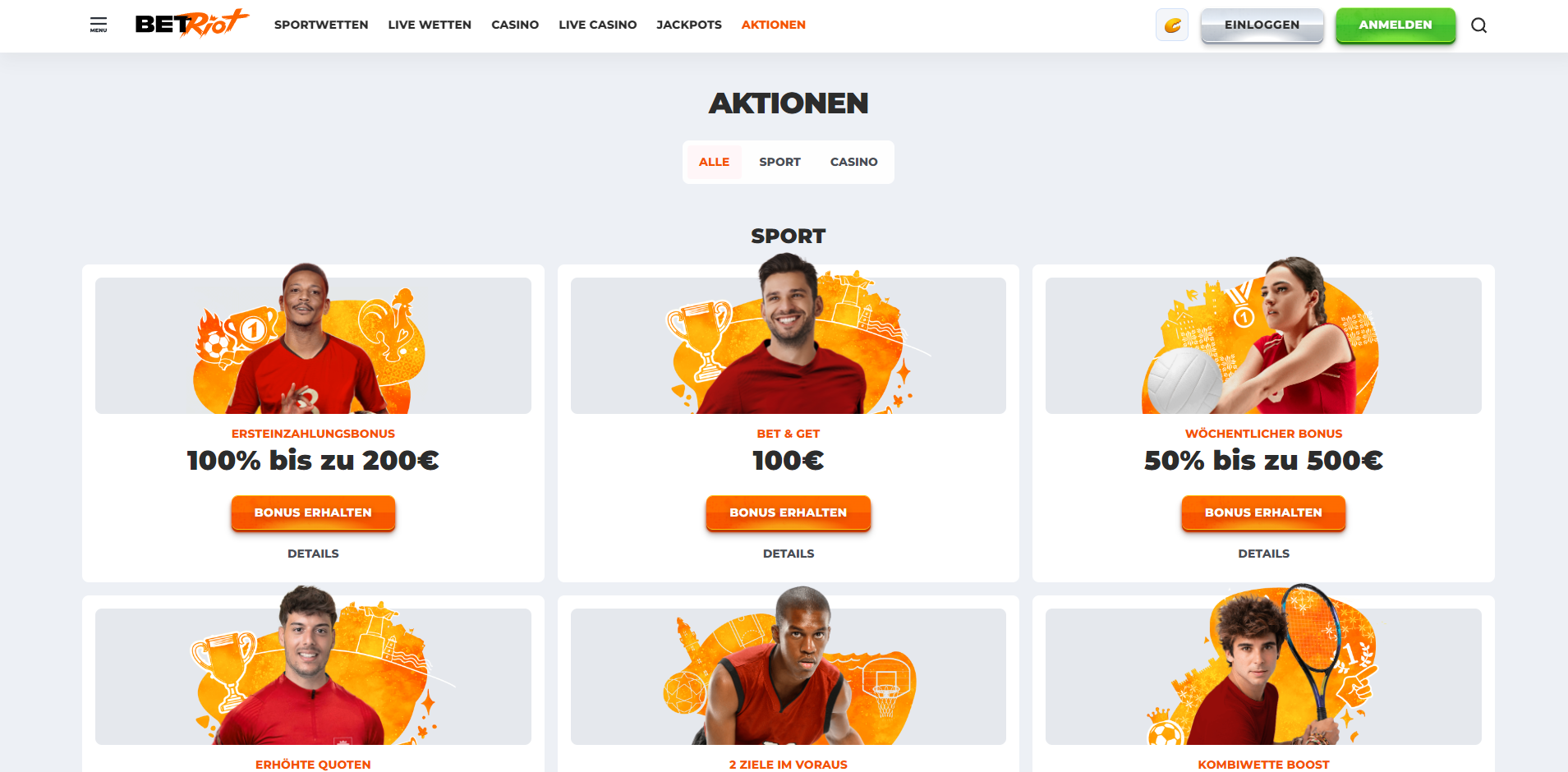 BetRiot Casino Features