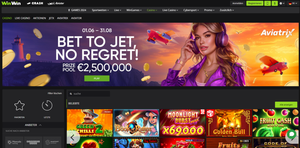 WinWin Casino Bonusangebote
