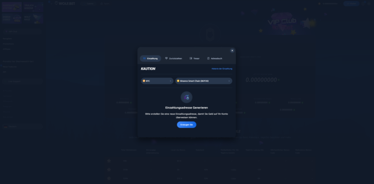 Wolfbet Casino VIP-Programm