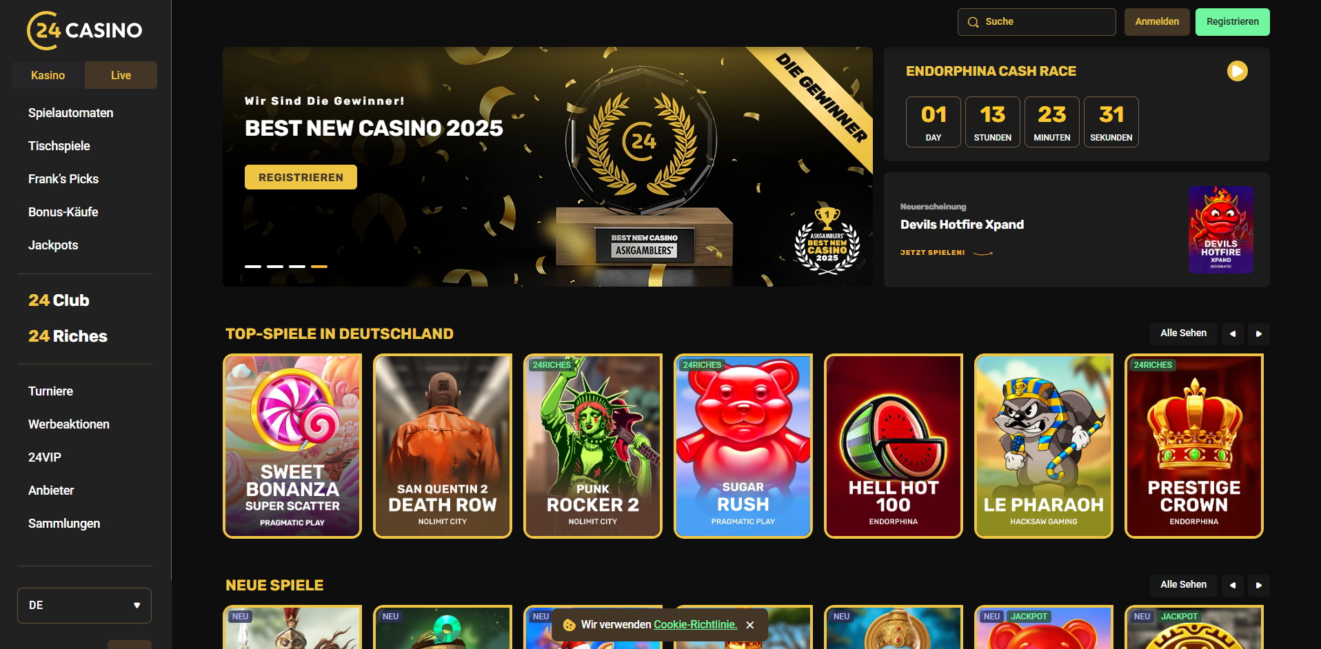 24Casino Casino Startseite