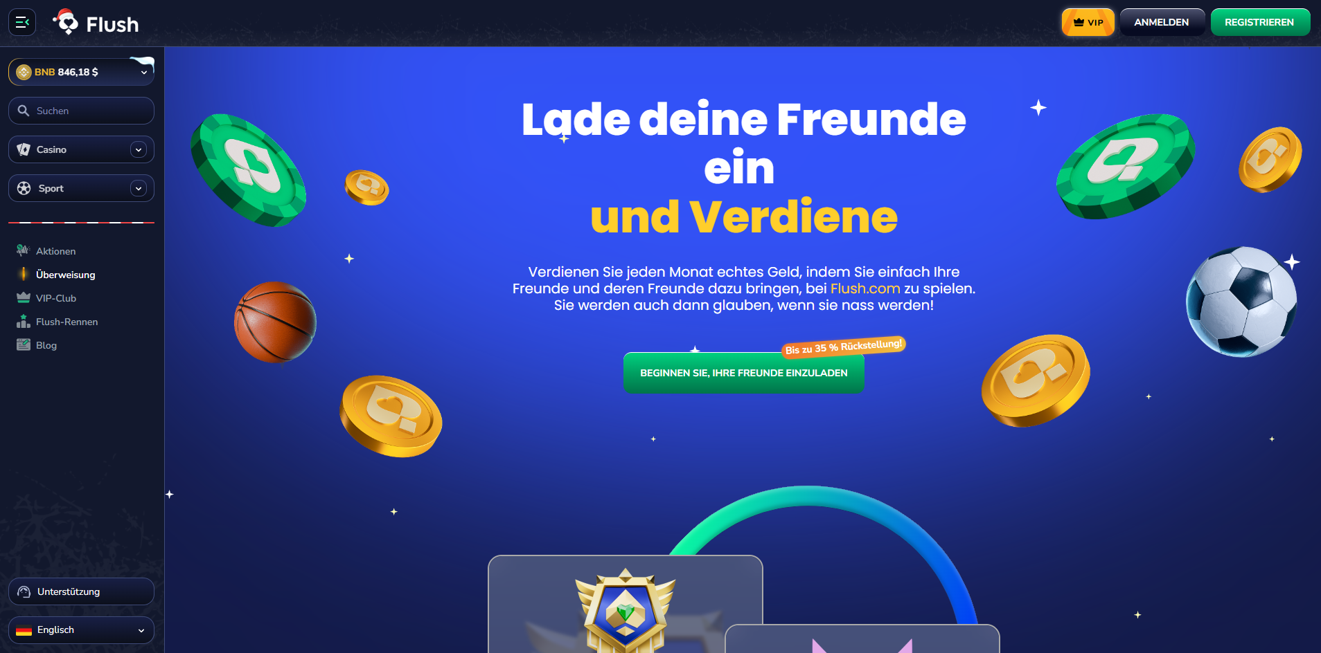 Flush Casino Registrierung